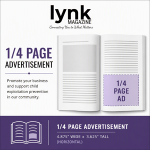 1/4 Page Ad